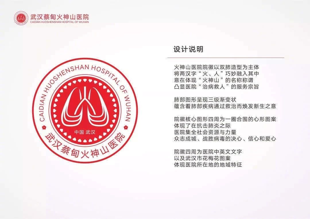 武漢火(huǒ)神山(shān)醫院logo品牌設計(jì)